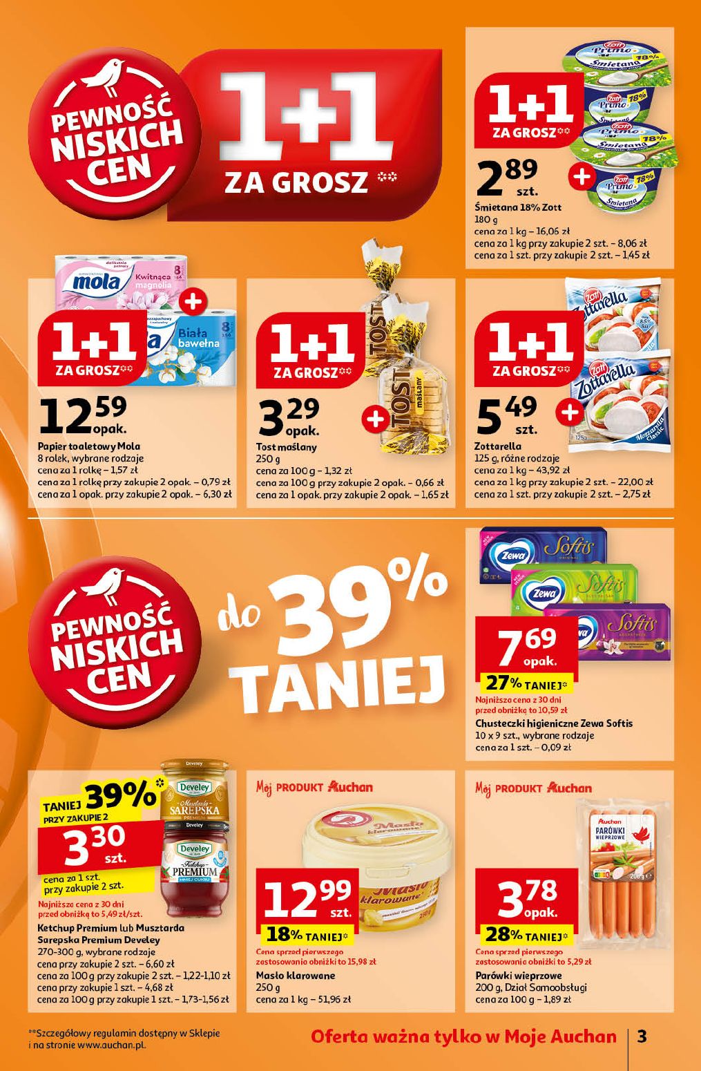 gazetka promocyjna Moje Auchan Pewność niskich cen - Strona 3