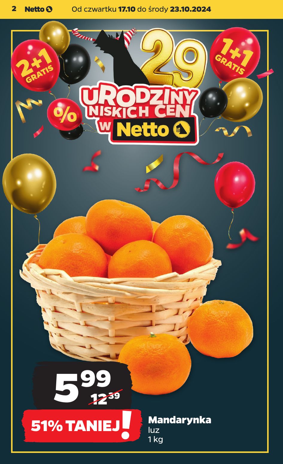 gazetka promocyjna NETTO 29 urodziny niskich cen - Strona 2