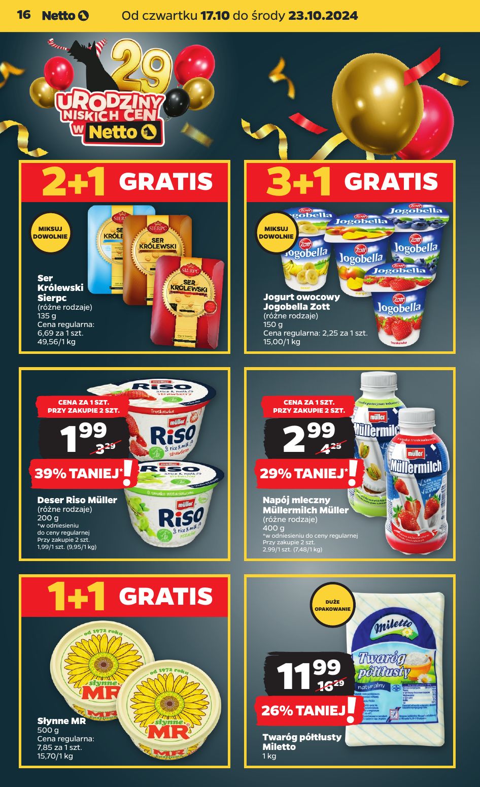 gazetka promocyjna NETTO 29 urodziny niskich cen - Strona 16