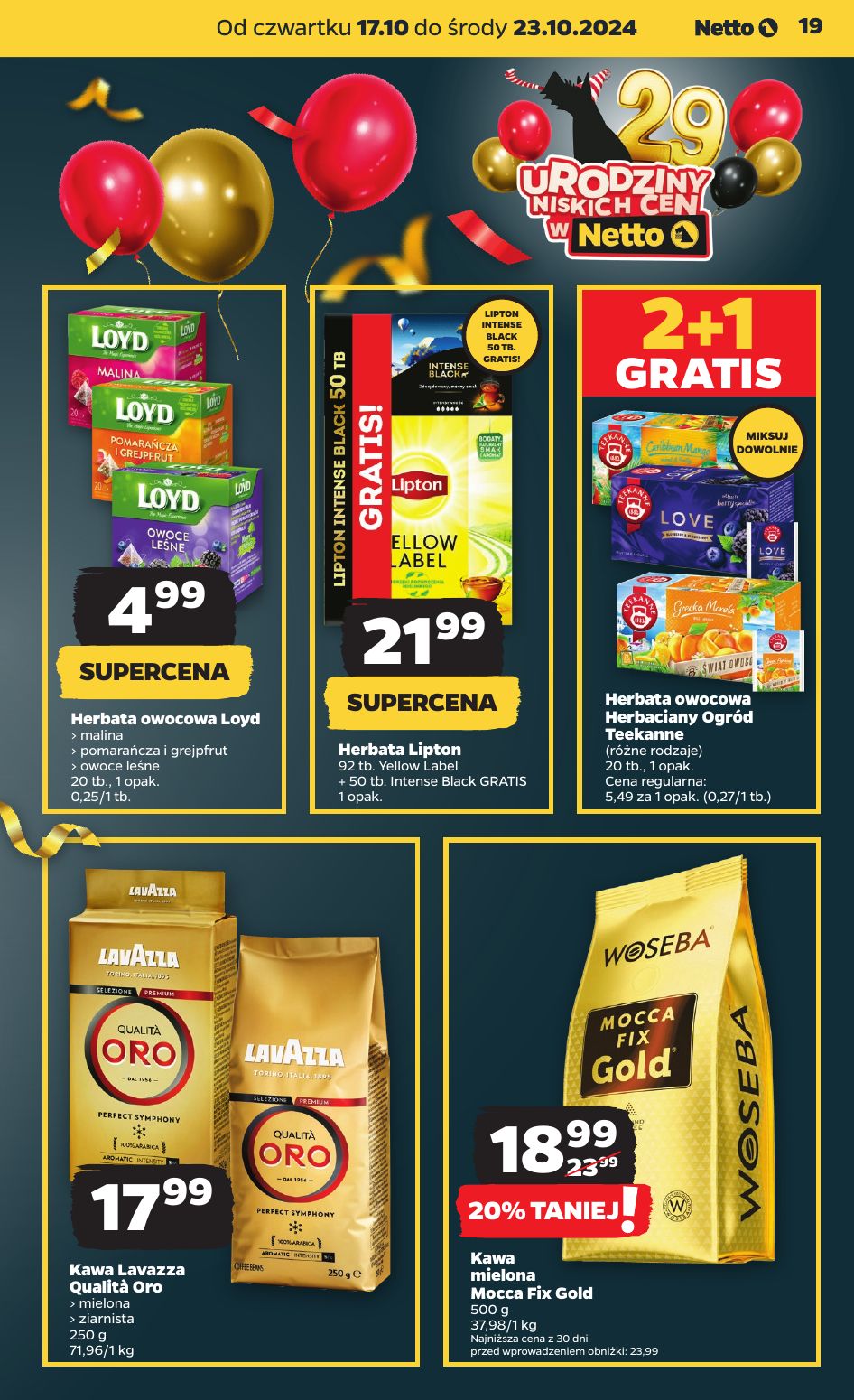 gazetka promocyjna NETTO 29 urodziny niskich cen - Strona 19