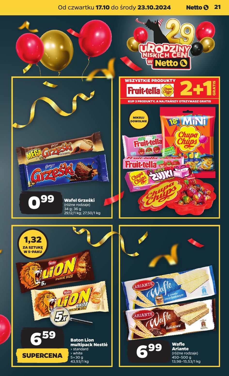 gazetka promocyjna NETTO 29 urodziny niskich cen - Strona 21