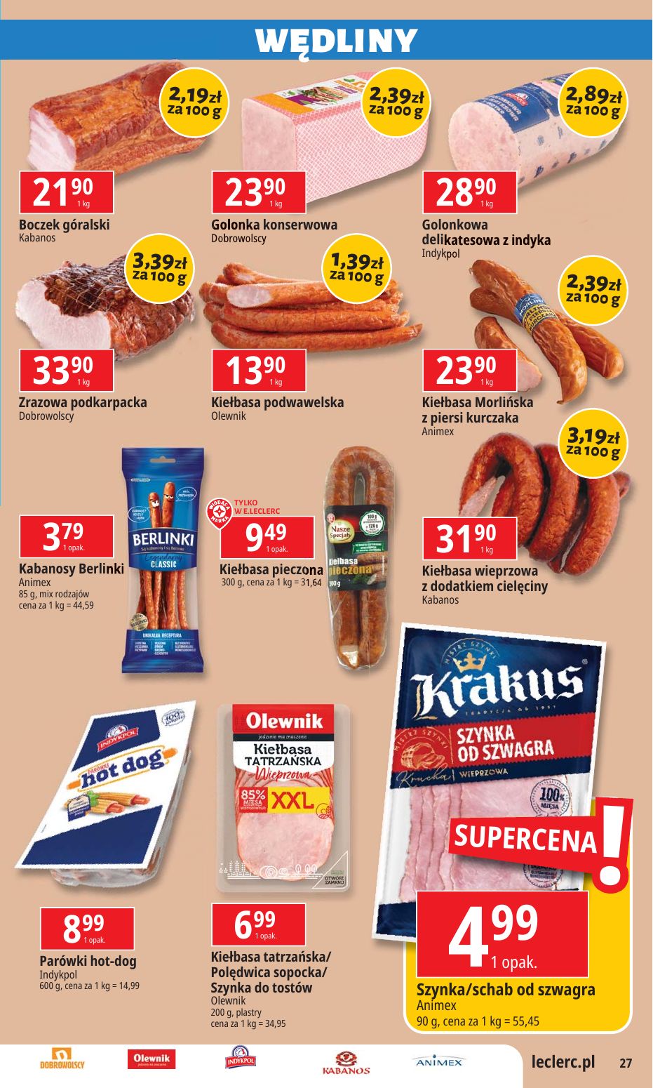 gazetka promocyjna E.Leclerc Wybór w dobrej cenie - oferta rozszerzona - Strona 27