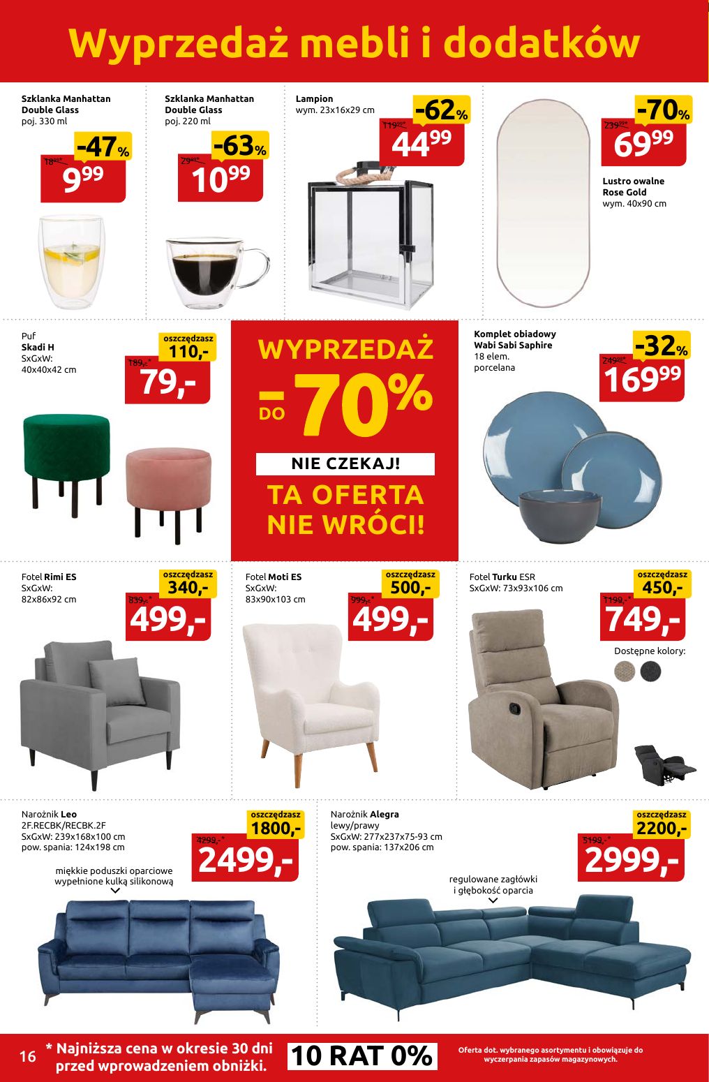 gazetka promocyjna Black Red White Urządzaj i oszczędzaj! - Strona 16