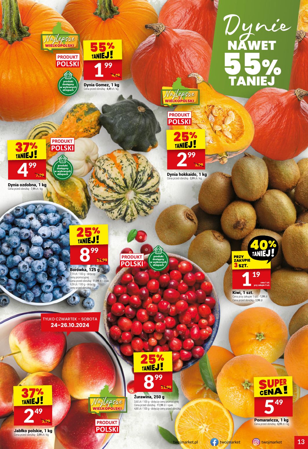 gazetka promocyjna Twój Market  - Strona 13