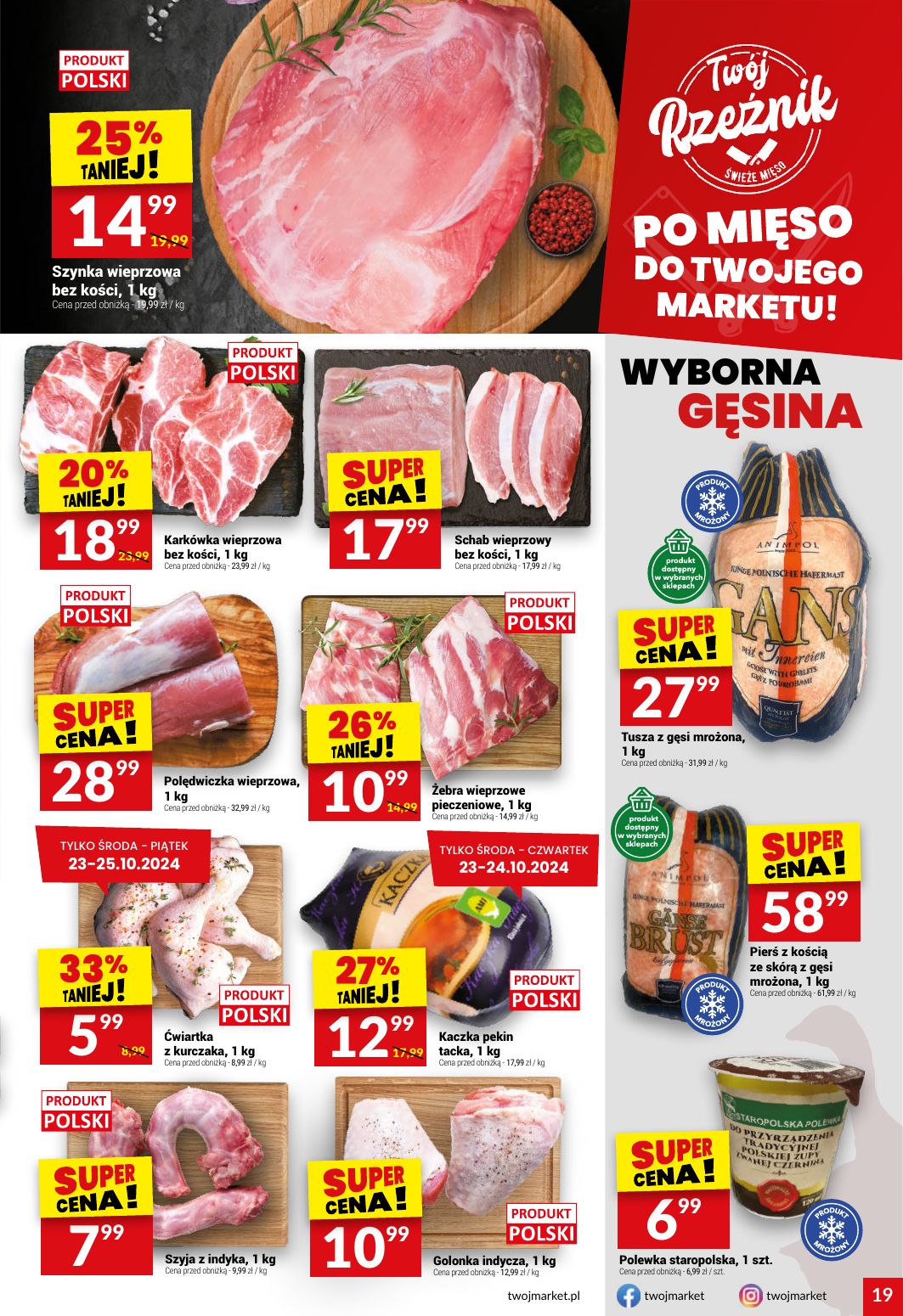 gazetka promocyjna Twój Market  - Strona 19