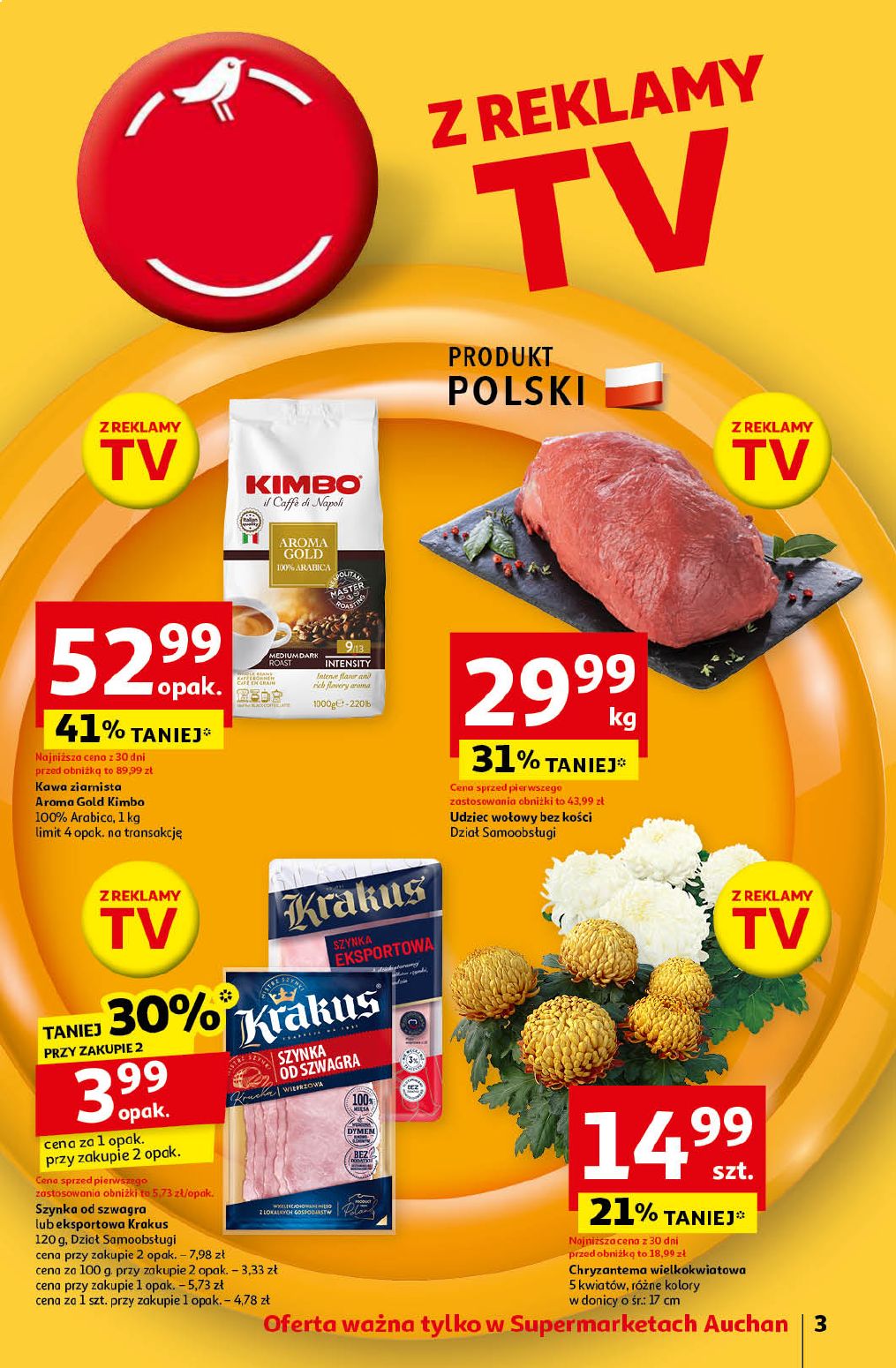 gazetka promocyjna Auchan Supermarket Pewność niskich cen - Strona 3