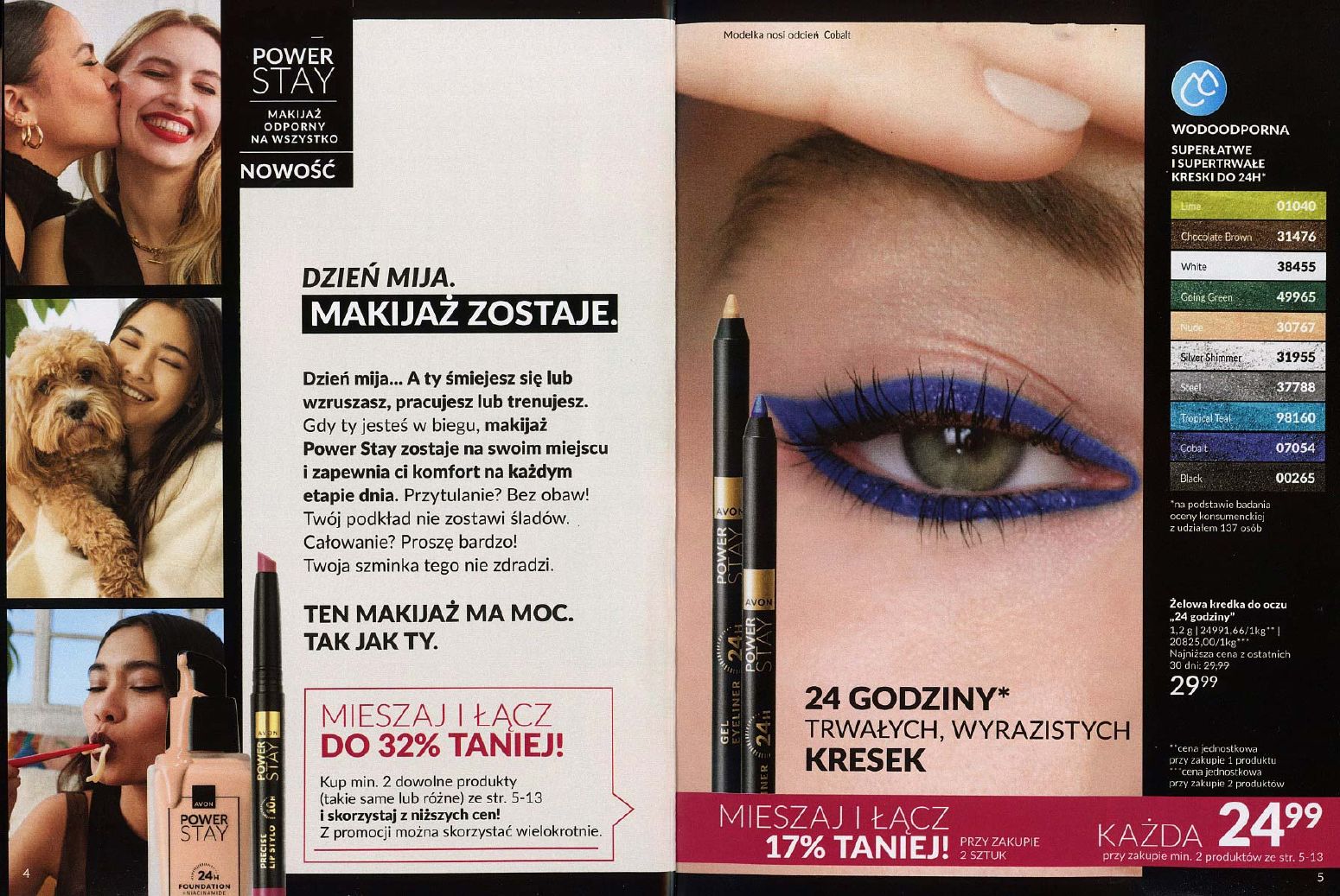 gazetka promocyjna AVON Dzień mija. Makijaż zostaje - Strona 3