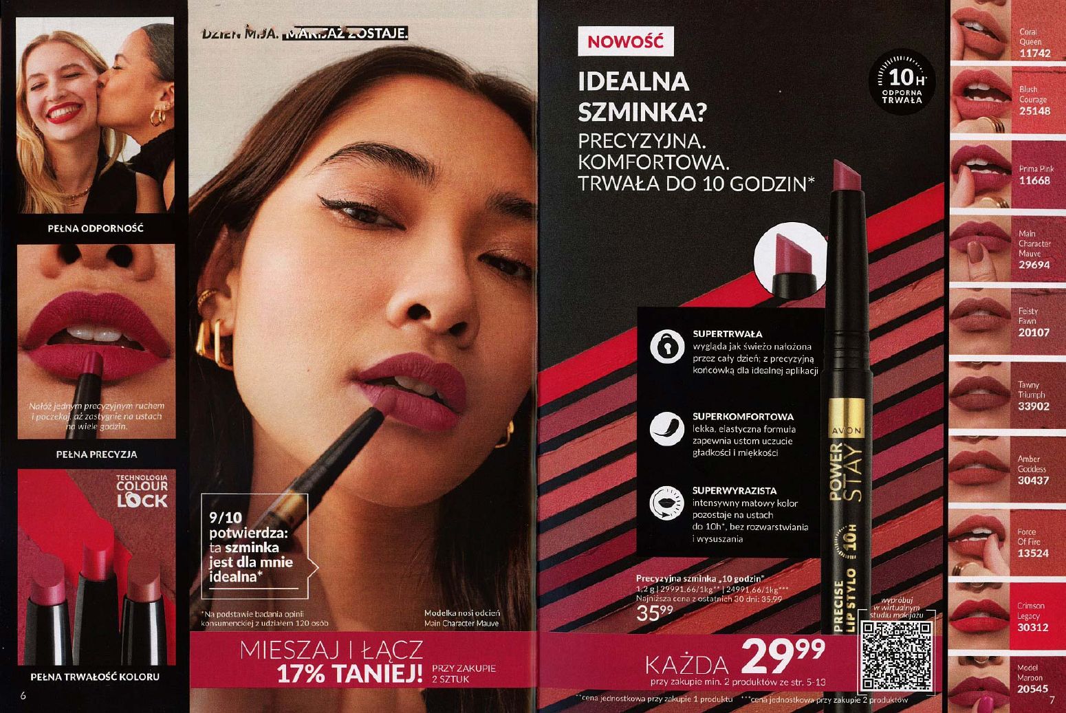 gazetka promocyjna AVON Dzień mija. Makijaż zostaje - Strona 4