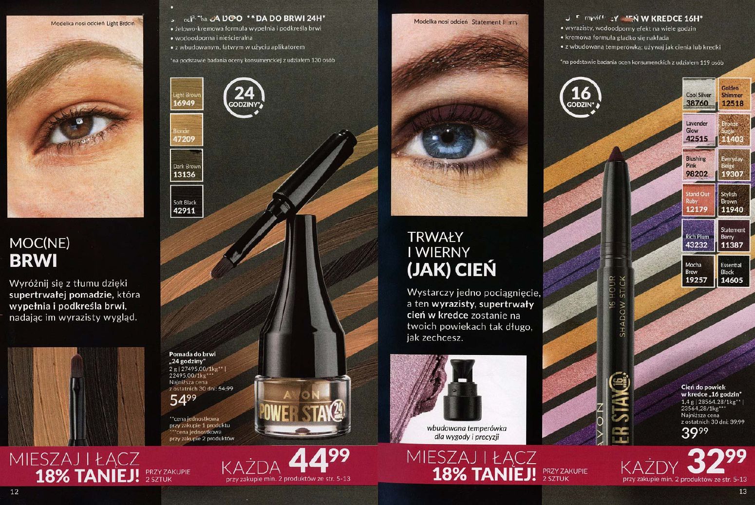 gazetka promocyjna AVON Dzień mija. Makijaż zostaje - Strona 7