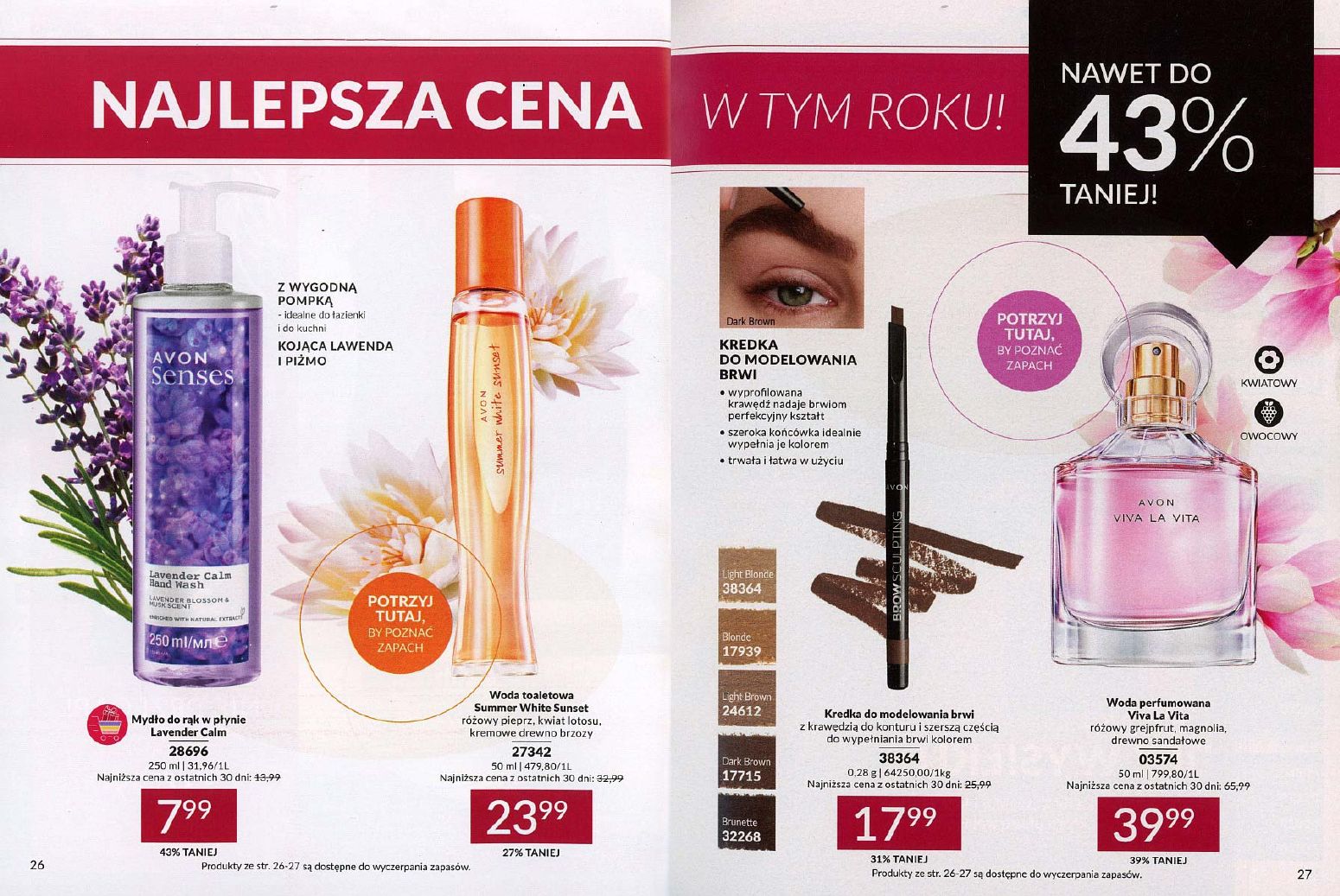 gazetka promocyjna AVON Dzień mija. Makijaż zostaje - Strona 14