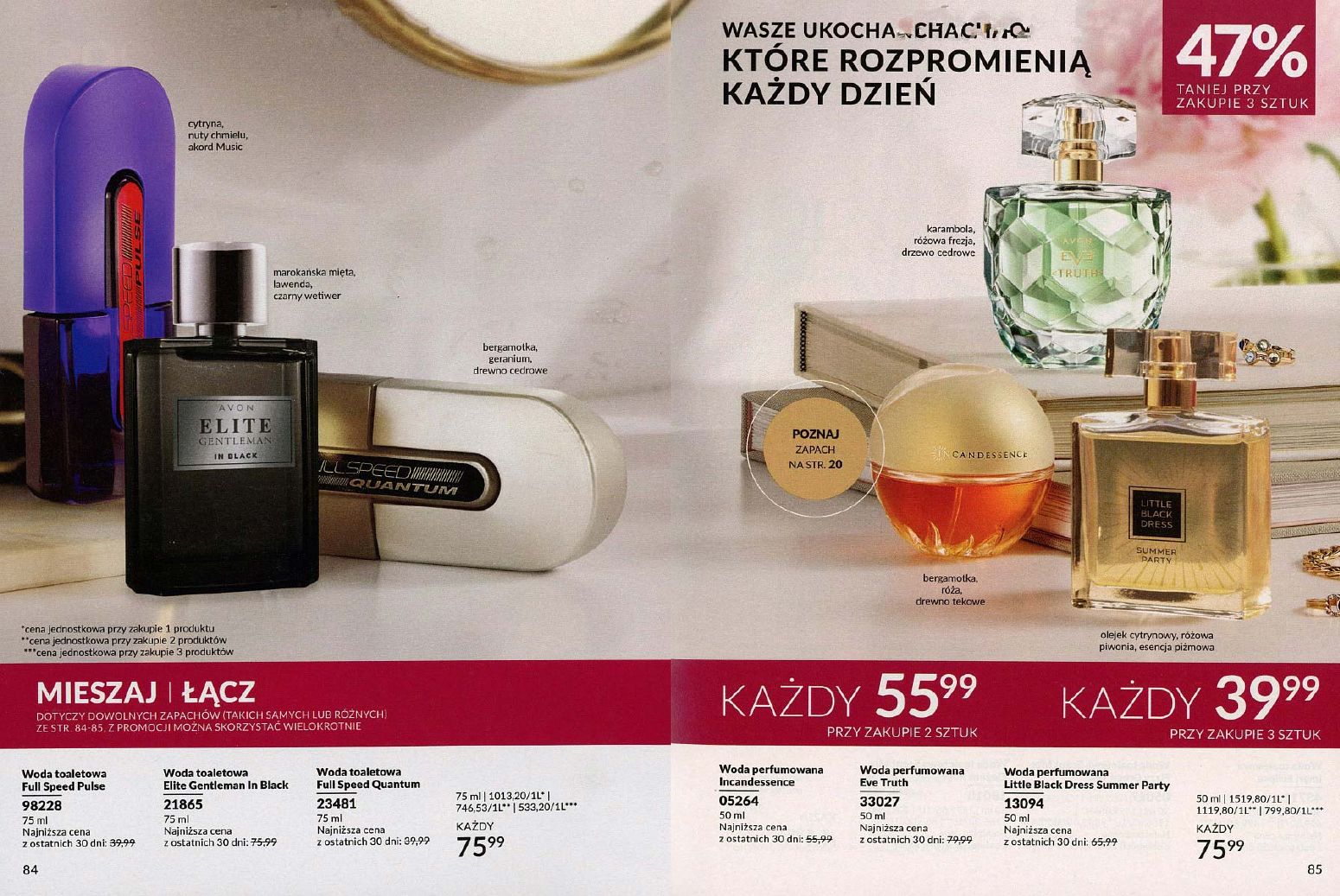 gazetka promocyjna AVON Dzień mija. Makijaż zostaje - Strona 43