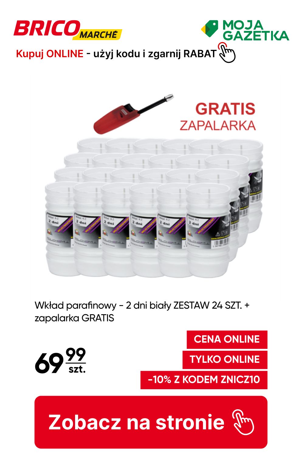 gazetka promocyjna BRICOMARCHE Kup ONLINE, użyj kodu ZNICZ10 i zgarnij 10% RABATU! - Strona 2