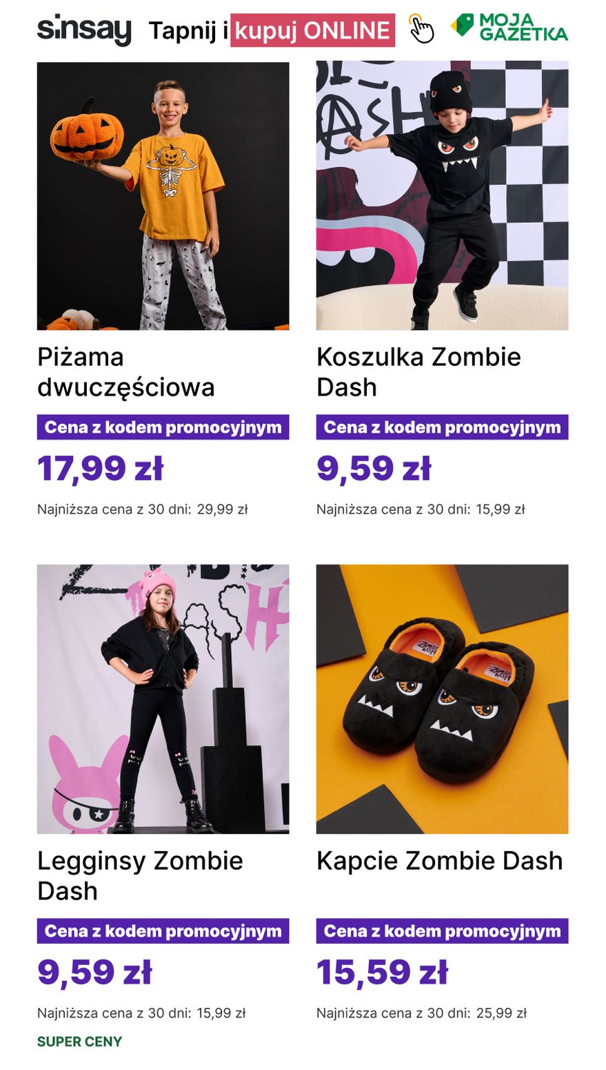 gazetka promocyjna Sinsay Z kodem „candy" -40% 🎃 - Strona 4