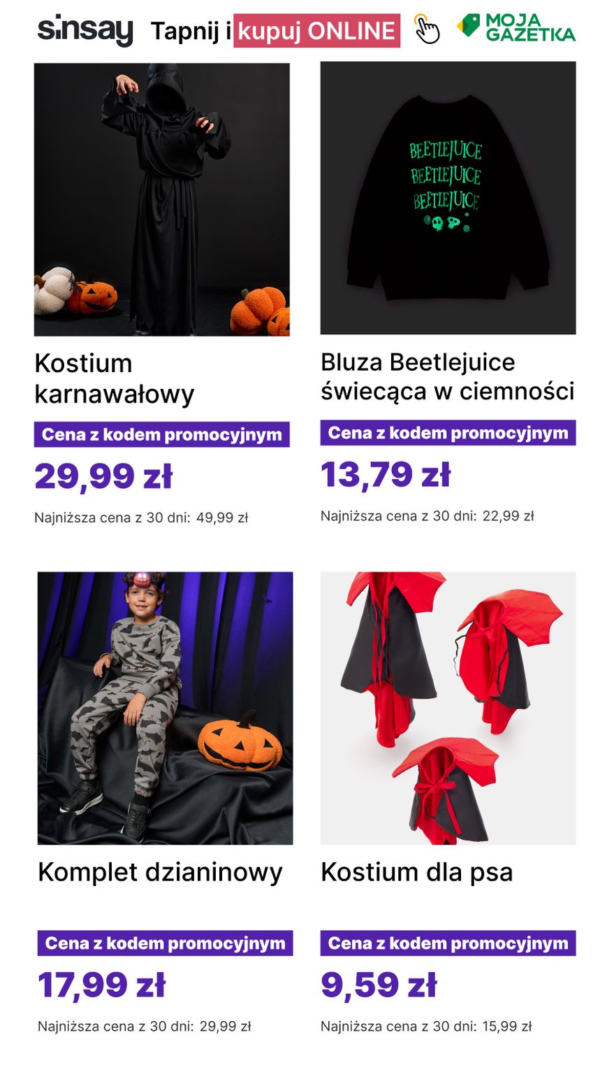 gazetka promocyjna Sinsay Z kodem „candy" -40% 🎃 - Strona 8