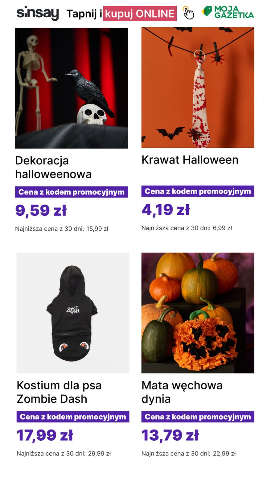 gazetka promocyjna Sinsay Z kodem „candy" -40% 🎃 - Strona 11