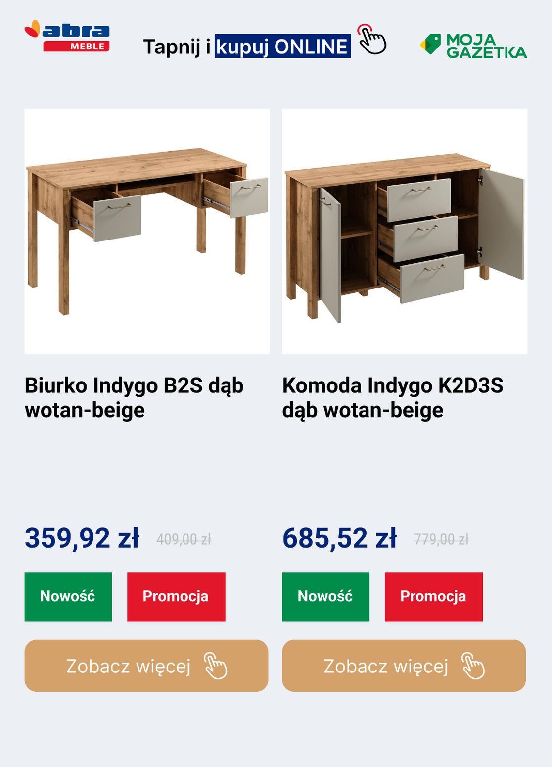 gazetka promocyjna abra meble System Indygo -12% taniej! - Strona 2