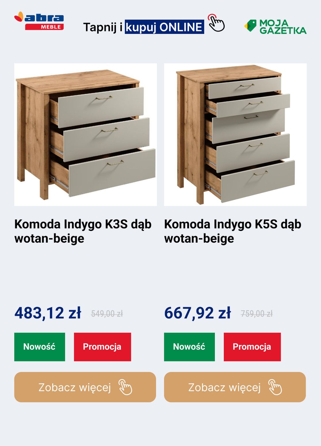 gazetka promocyjna abra meble System Indygo -12% taniej! - Strona 3