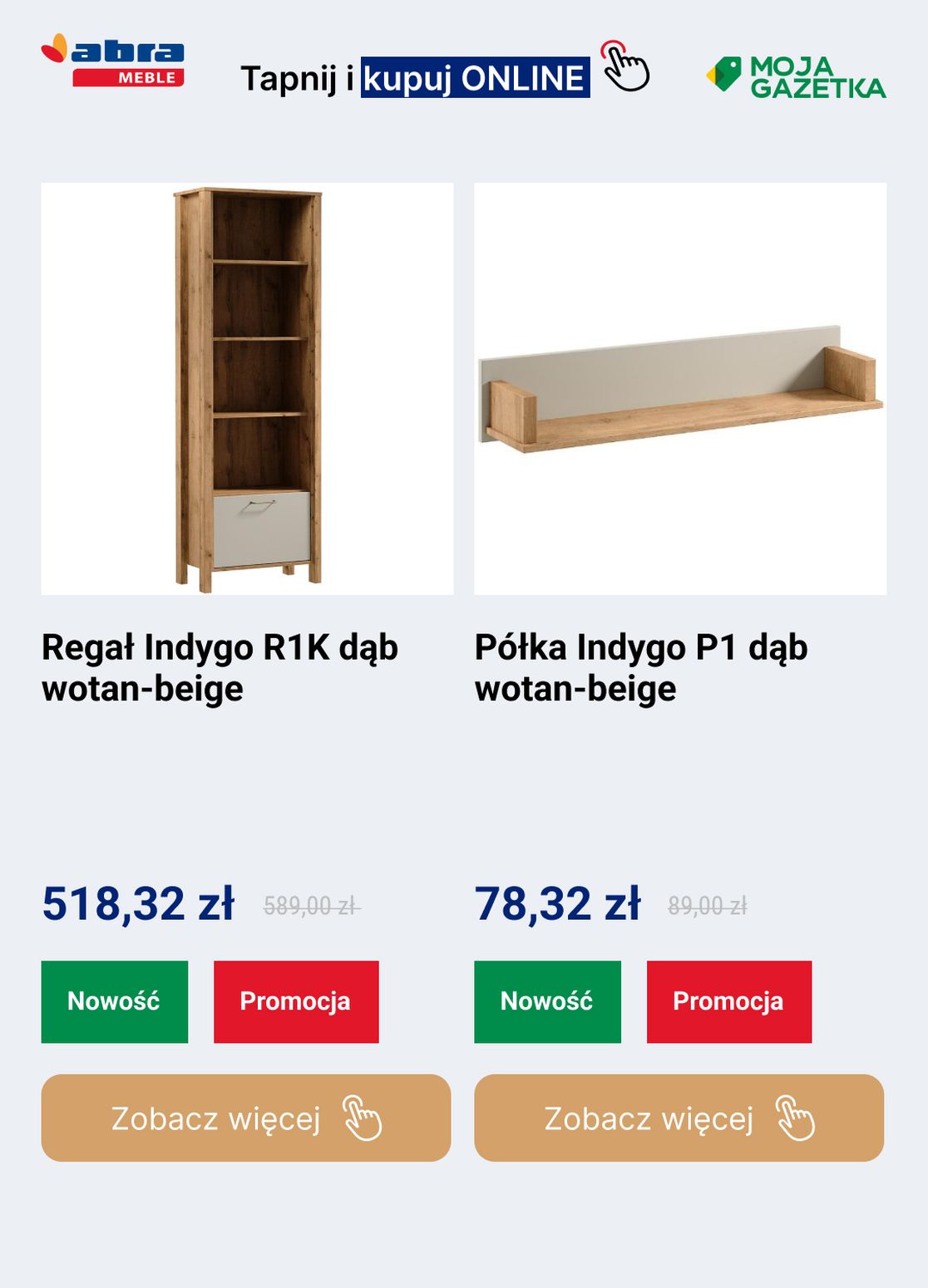 gazetka promocyjna abra meble System Indygo -12% taniej! - Strona 6