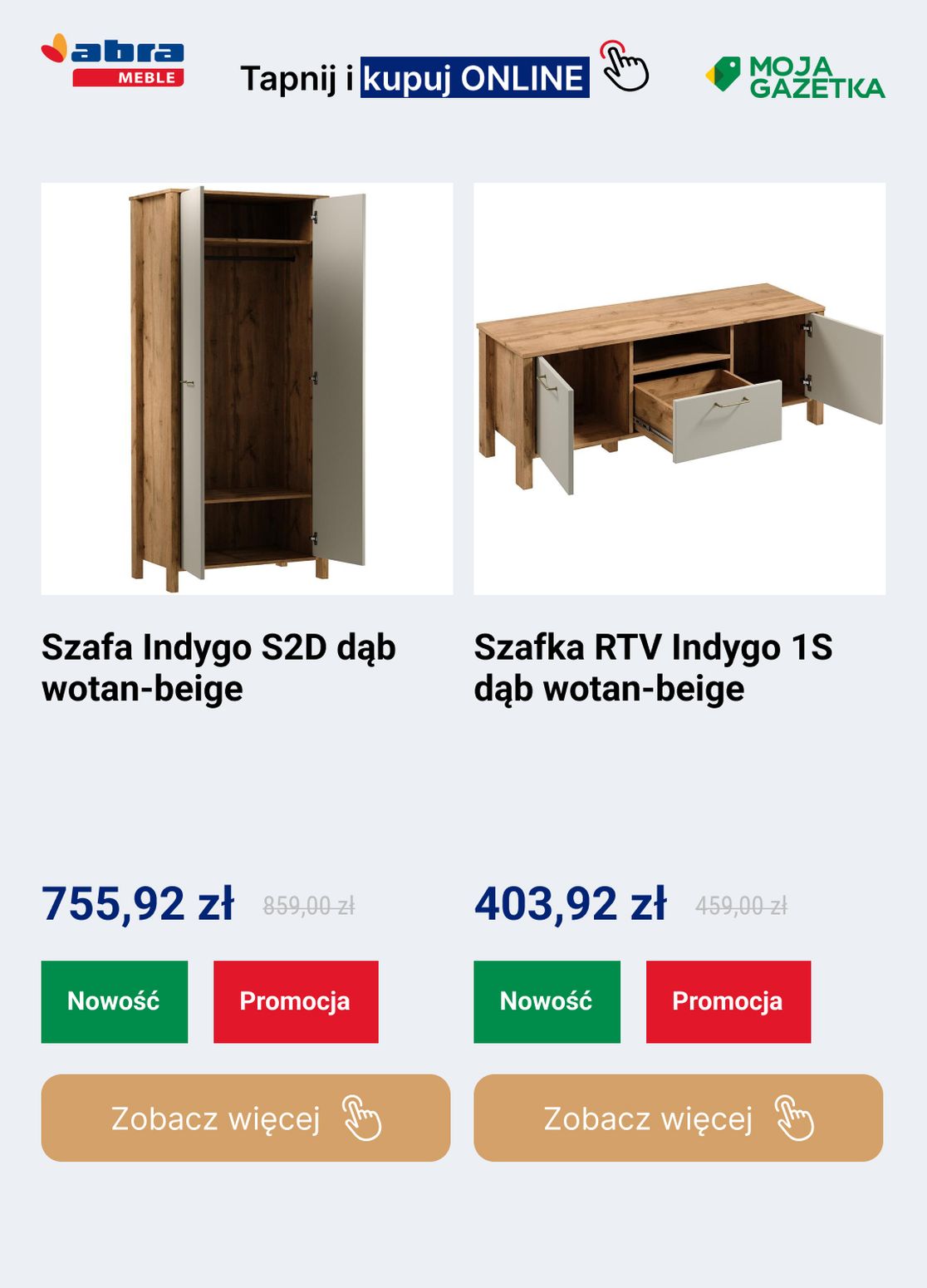 gazetka promocyjna abra meble System Indygo -12% taniej! - Strona 7