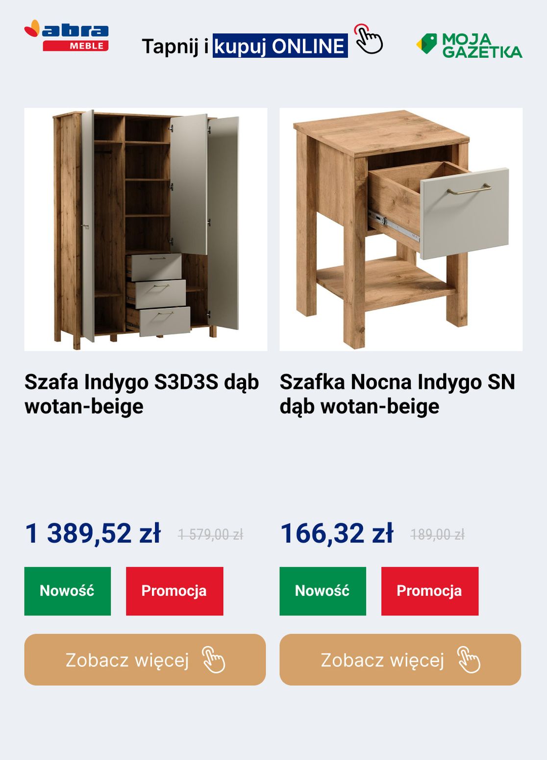 gazetka promocyjna abra meble System Indygo -12% taniej! - Strona 9