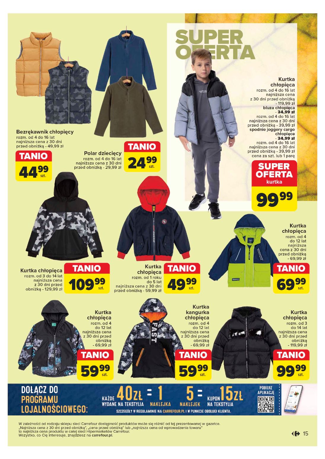 gazetka promocyjna Carrefour Kolekcja jesienna - Strona 15