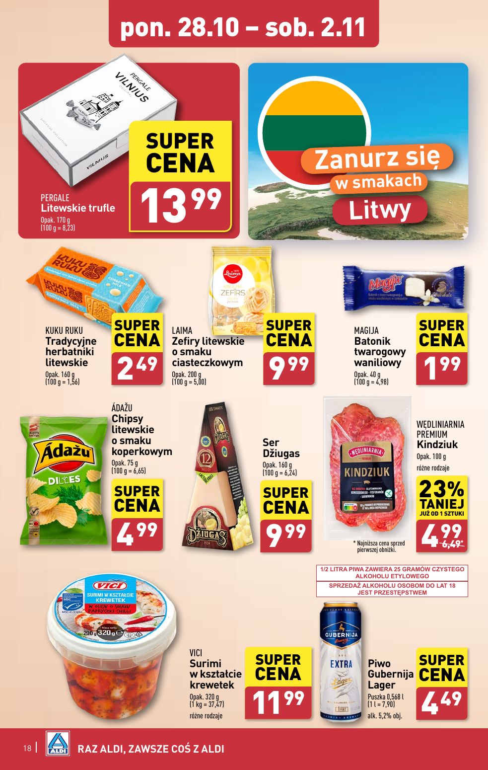 gazetka promocyjna ALDI Raz ALDI, zawsze coś z ALDI - Strona 18