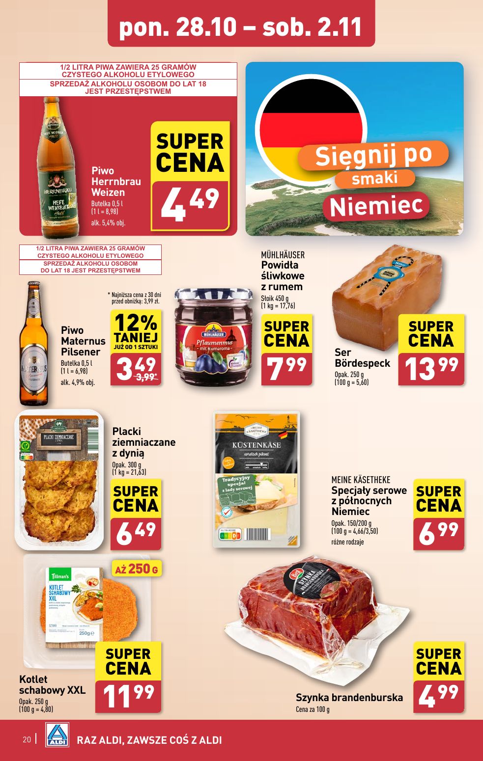 gazetka promocyjna ALDI Raz ALDI, zawsze coś z ALDI - Strona 20