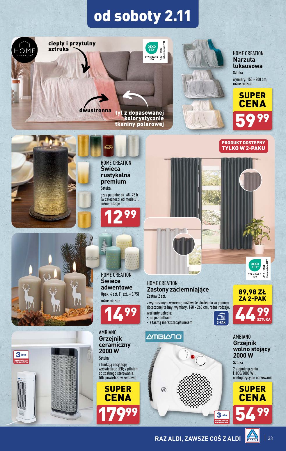 gazetka promocyjna ALDI Raz ALDI, zawsze coś z ALDI - Strona 33