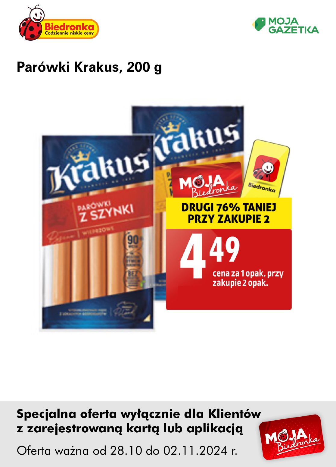 gazetka promocyjna Biedronka Oferta z kartą Moja Biedronka - Strona 15