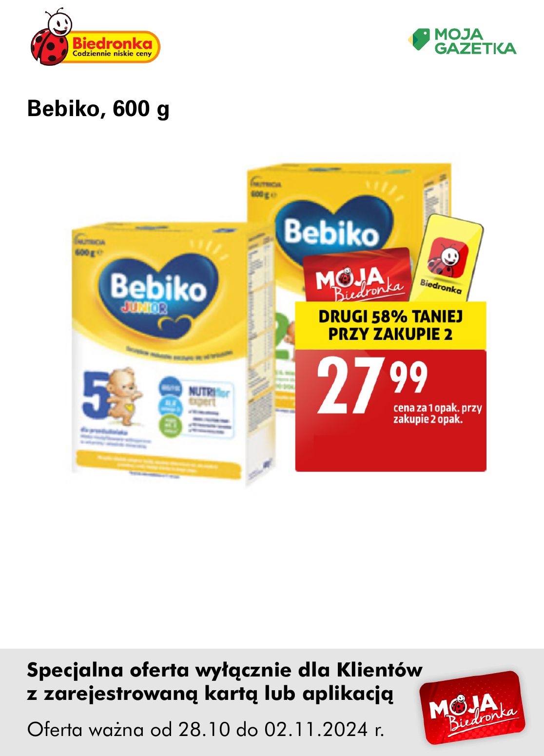 gazetka promocyjna Biedronka Oferta z kartą Moja Biedronka - Strona 34