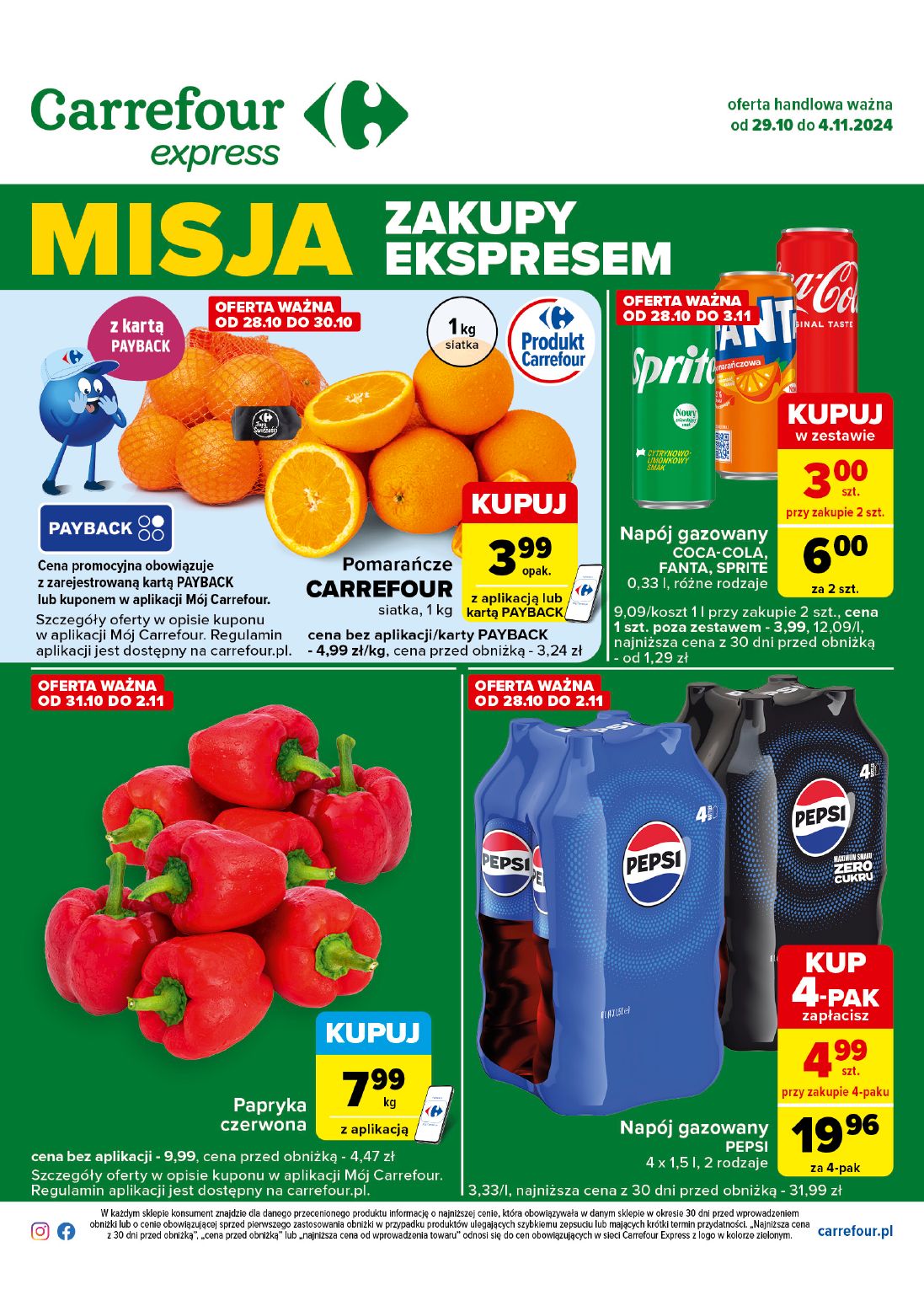 gazetka promocyjna Carrefour Express Misja zakupy ekspresem - Strona 1