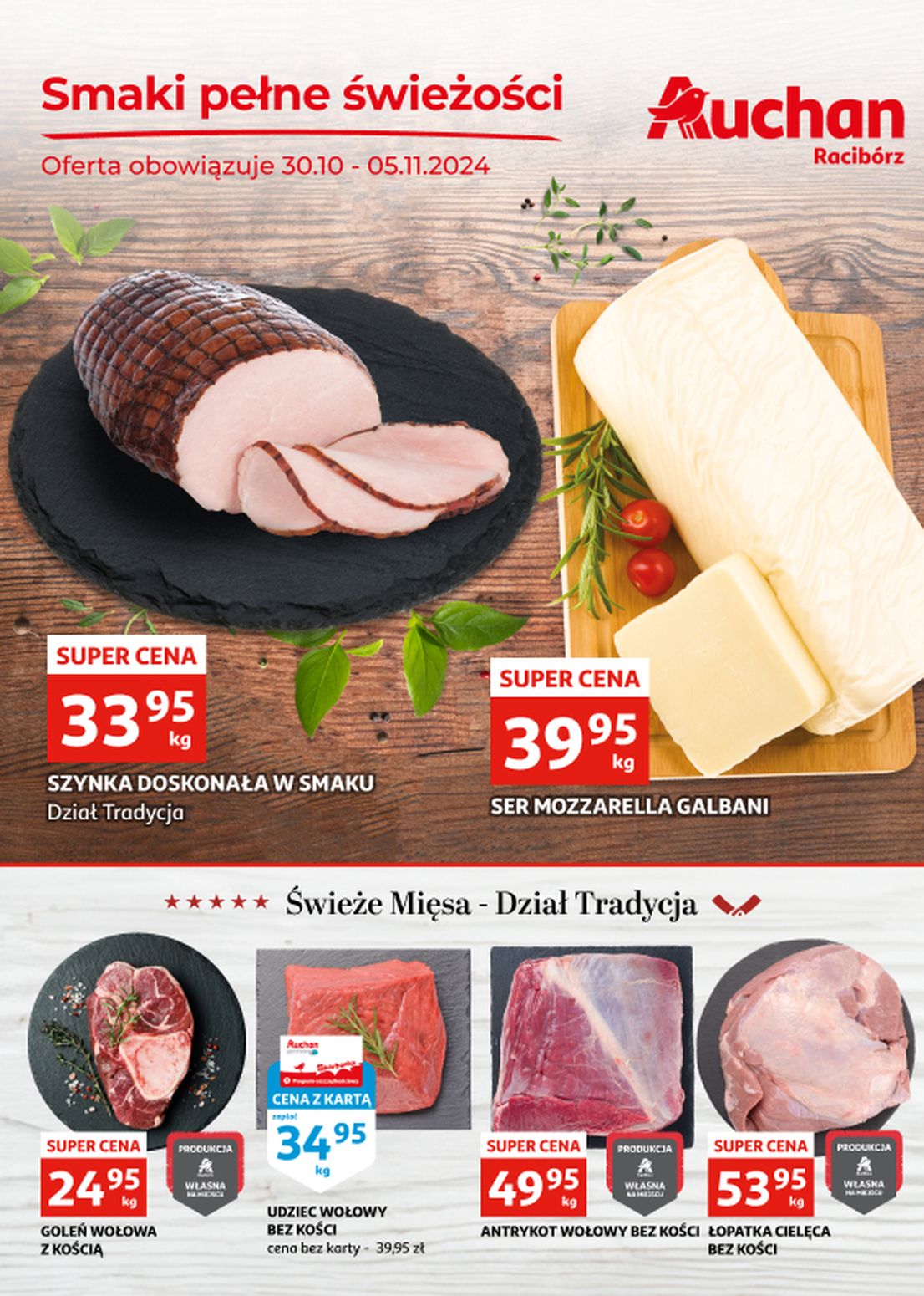 gazetka promocyjna Auchan Racibórz - Strona 1