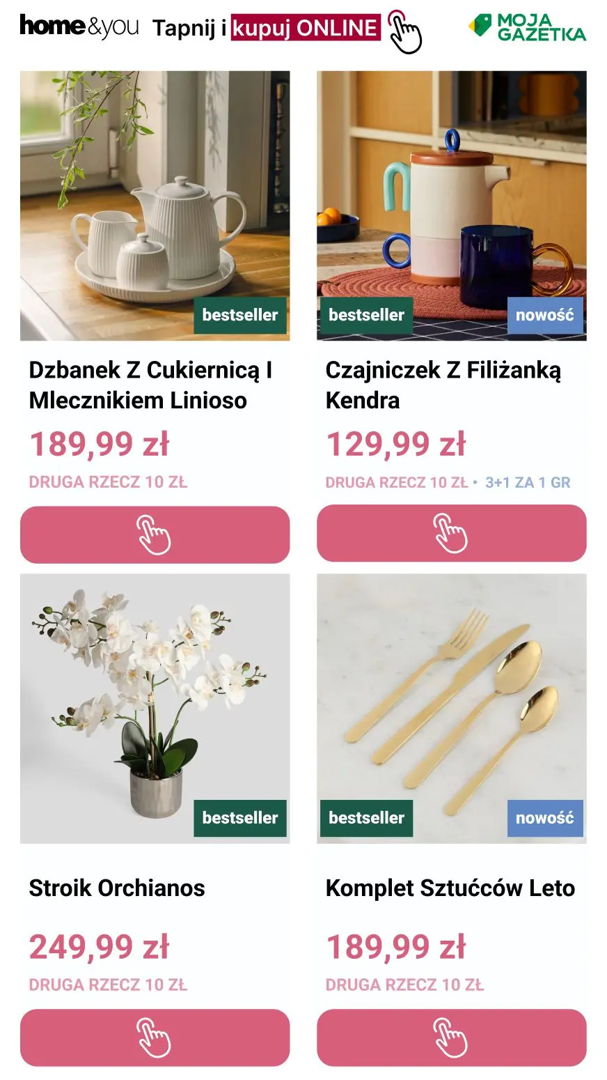 gazetka promocyjna home&you Druga rzecz 10 zł - Strona 6