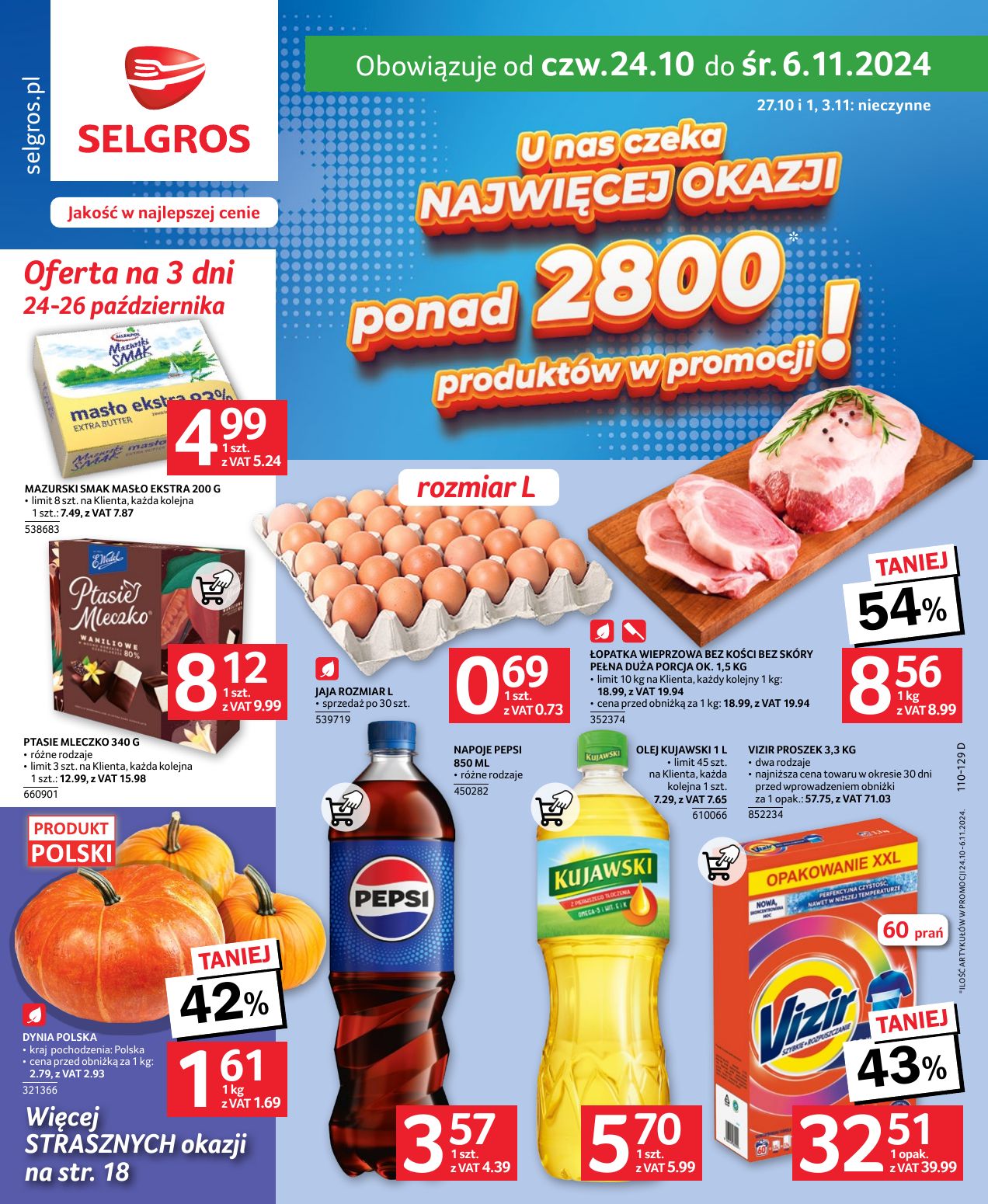 gazetka promocyjna SELGROS Oferta Spożywcza - Strona 1