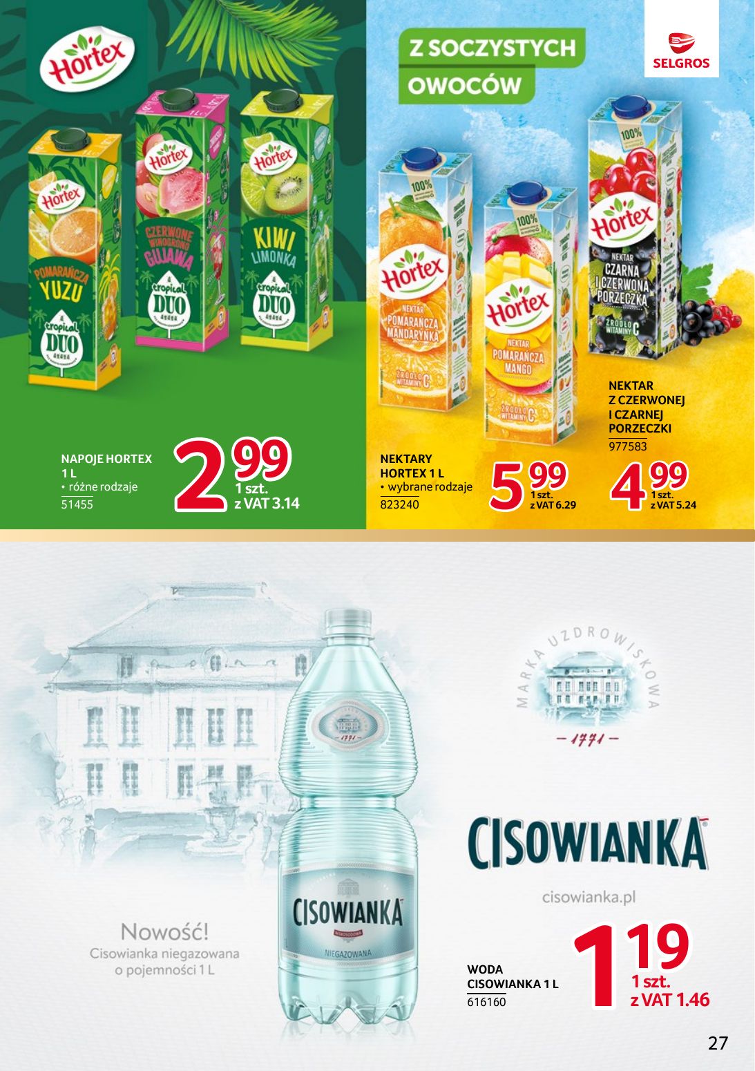 gazetka promocyjna SELGROS Markowe Produkty - Strona 27