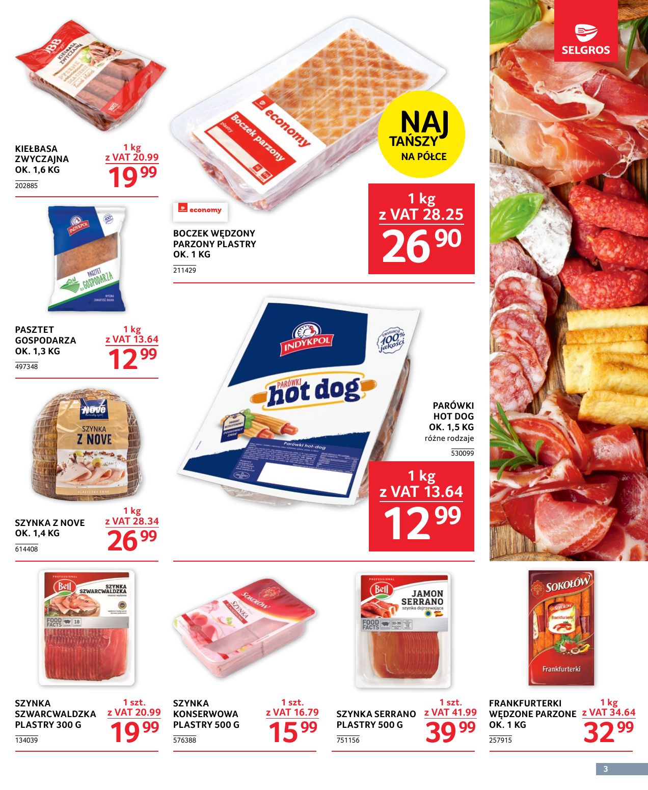 gazetka promocyjna SELGROS Oferta dla gastronomii - Strona 3