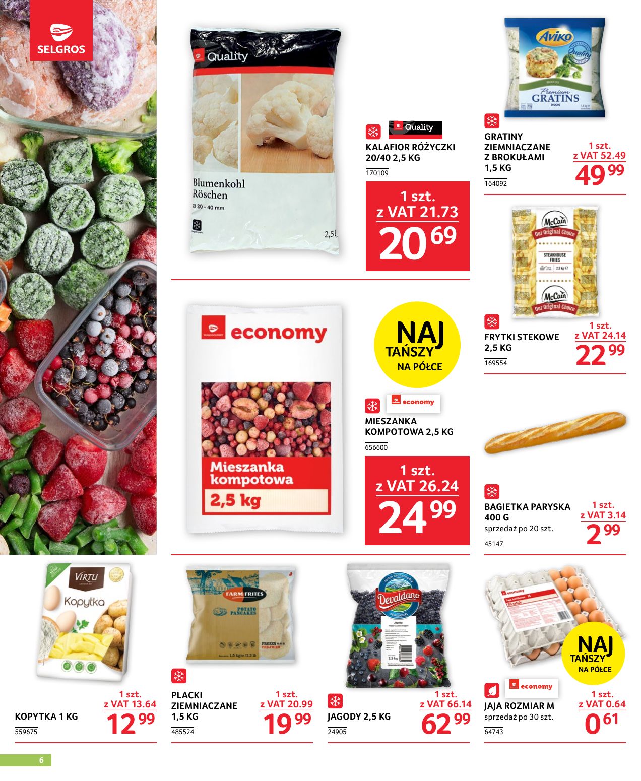 gazetka promocyjna SELGROS Oferta dla gastronomii - Strona 6