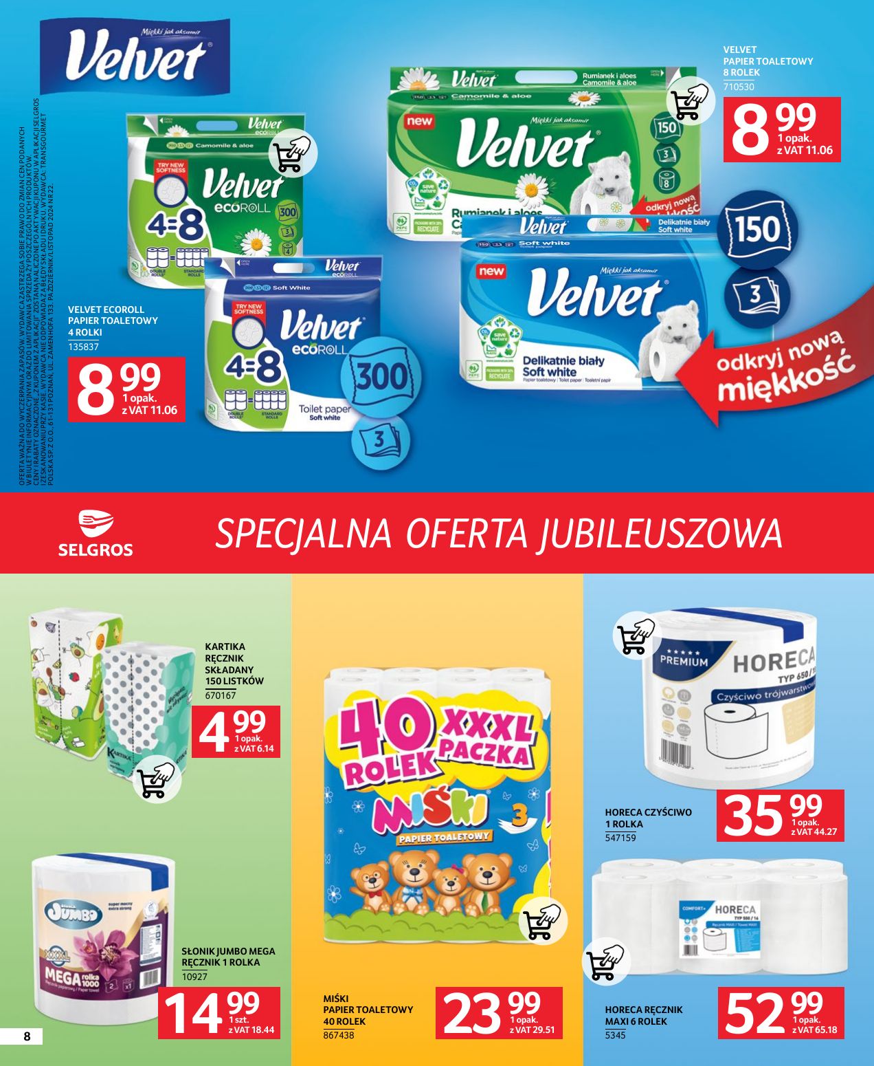 gazetka promocyjna SELGROS Specjalna Oferta Jubileuszowa - Strona 8