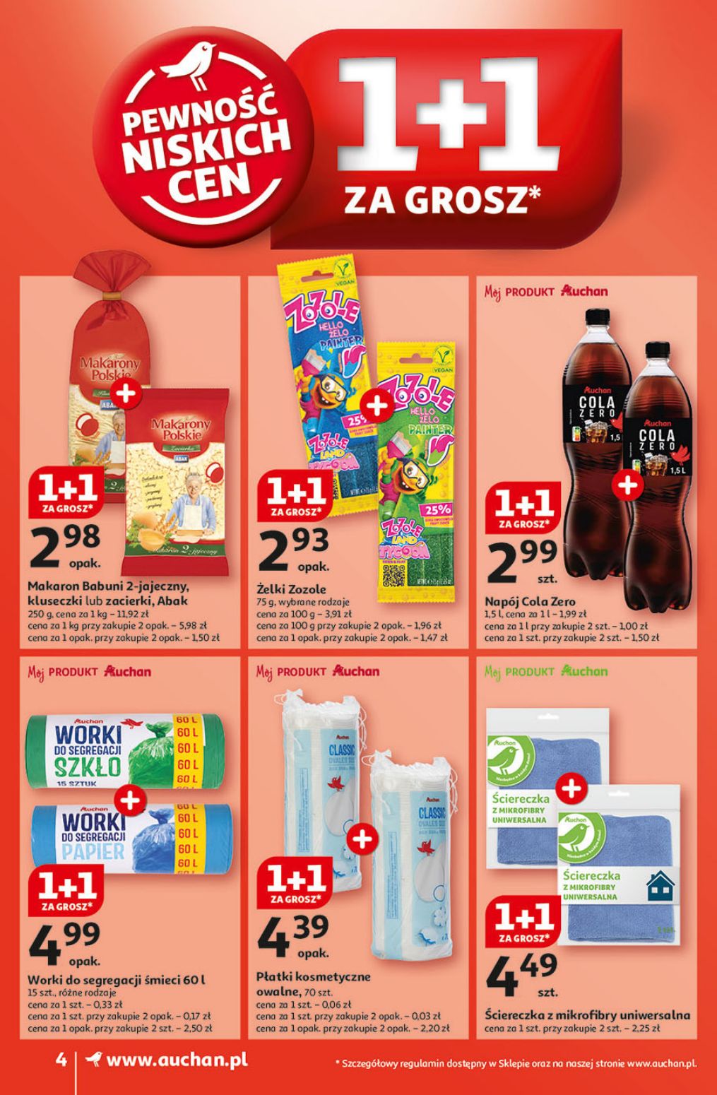 gazetka promocyjna Auchan Supermarket Pewność niskich cen - Strona 4