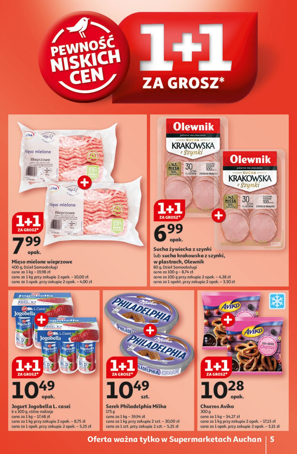 gazetka promocyjna Auchan Supermarket Pewność niskich cen - Strona 5