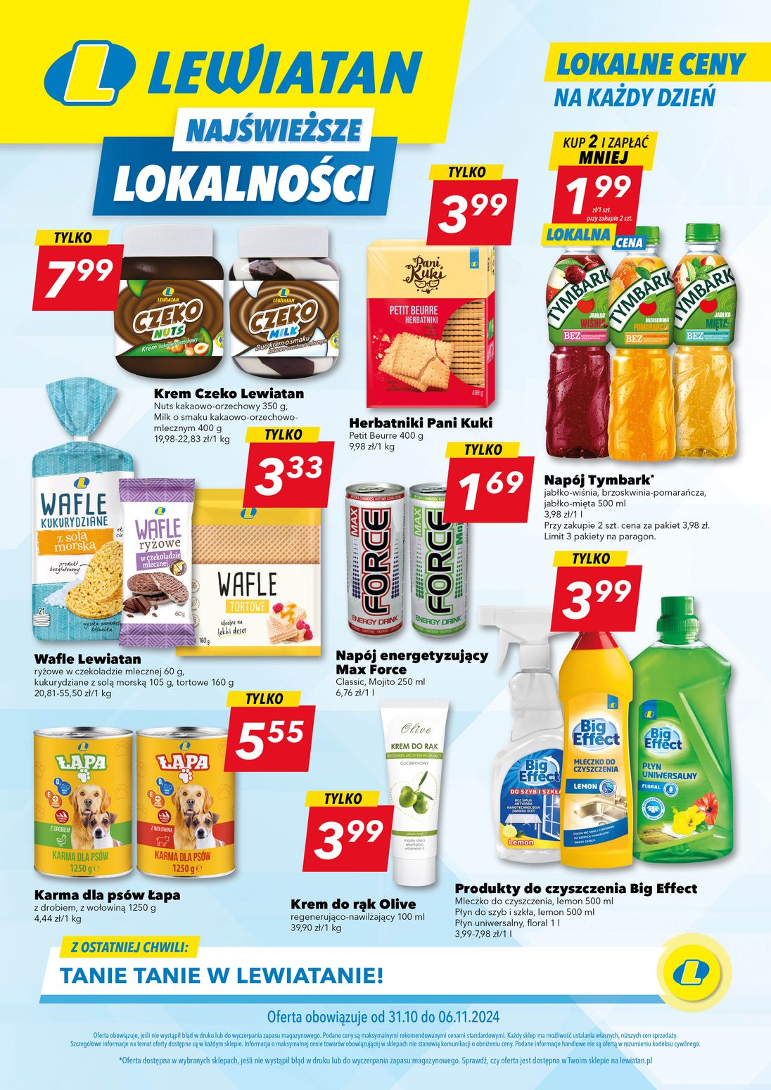 gazetka promocyjna LEWIATAN Najświeższe oferty w lokalnych cenach - Strona 1