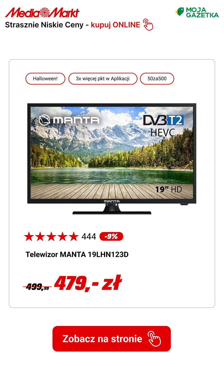 gazetka promocyjna Media Markt Strasznie NISKIE CENY! - Sprawdź ulubione produkty po obniżce. - Strona 16