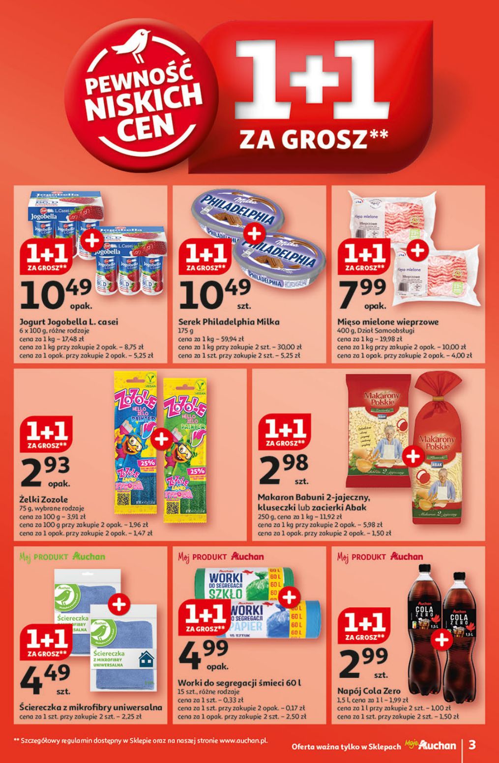 gazetka promocyjna Moje Auchan Pewność niskich cen - Strona 3