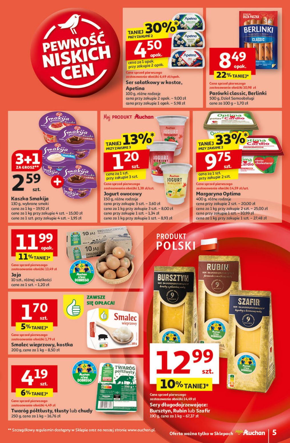 gazetka promocyjna Moje Auchan Pewność niskich cen - Strona 7