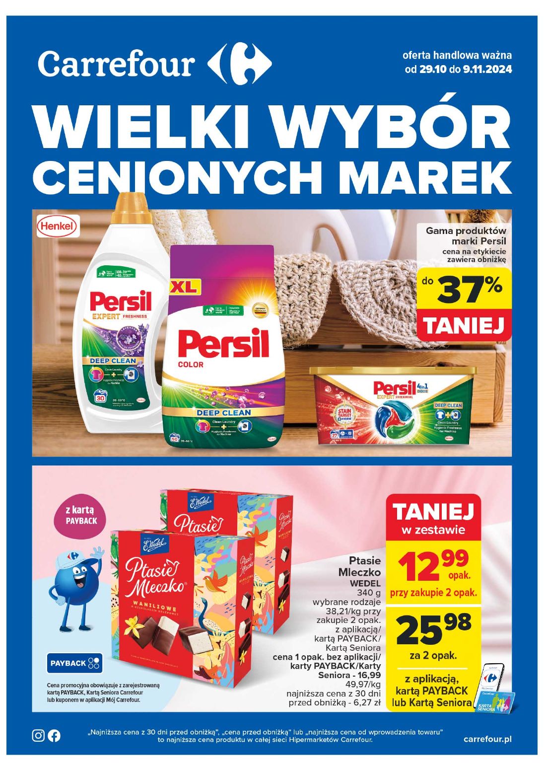 gazetka promocyjna Carrefour Wielki wybór cenionych marek - Strona 1