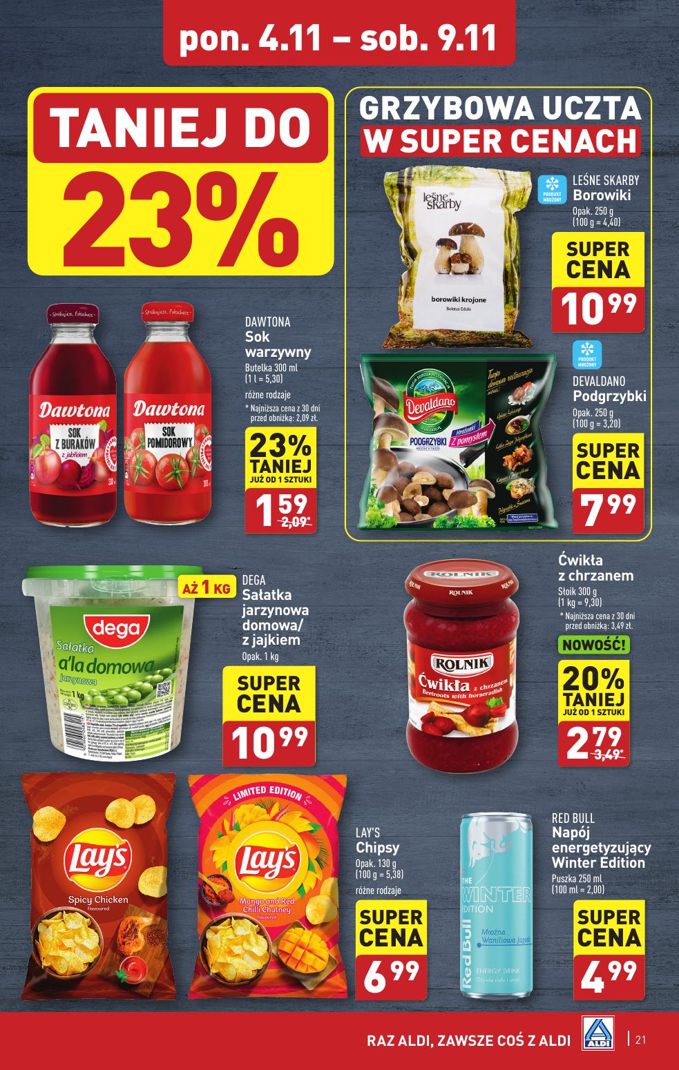 gazetka promocyjna ALDI Raz ALDI, zawsze coś z ALDI - Strona 21