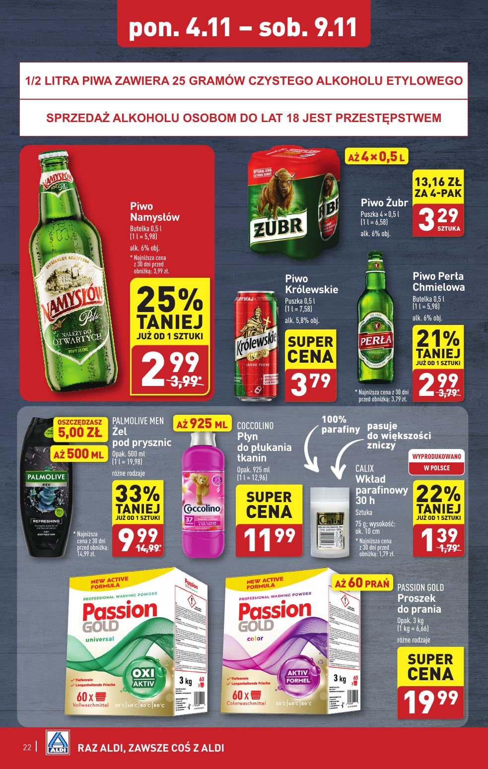 gazetka promocyjna ALDI Raz ALDI, zawsze coś z ALDI - Strona 22