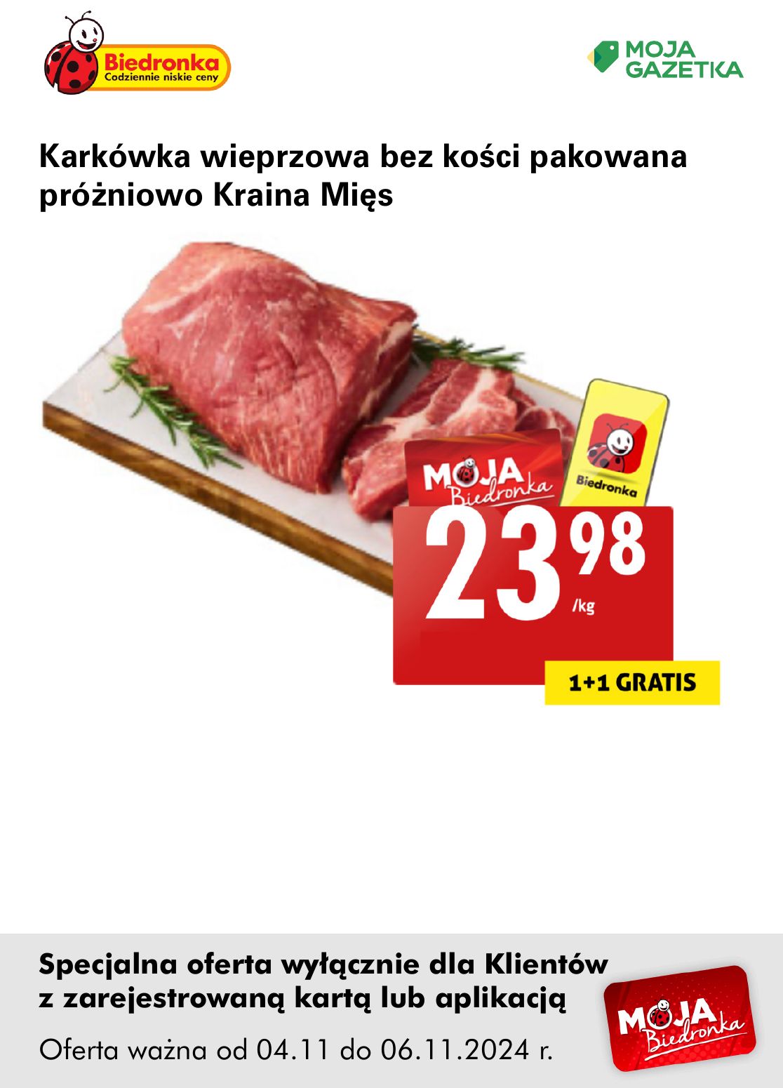 gazetka promocyjna Biedronka Oferta z kartą Moja Biedronka - Strona 2