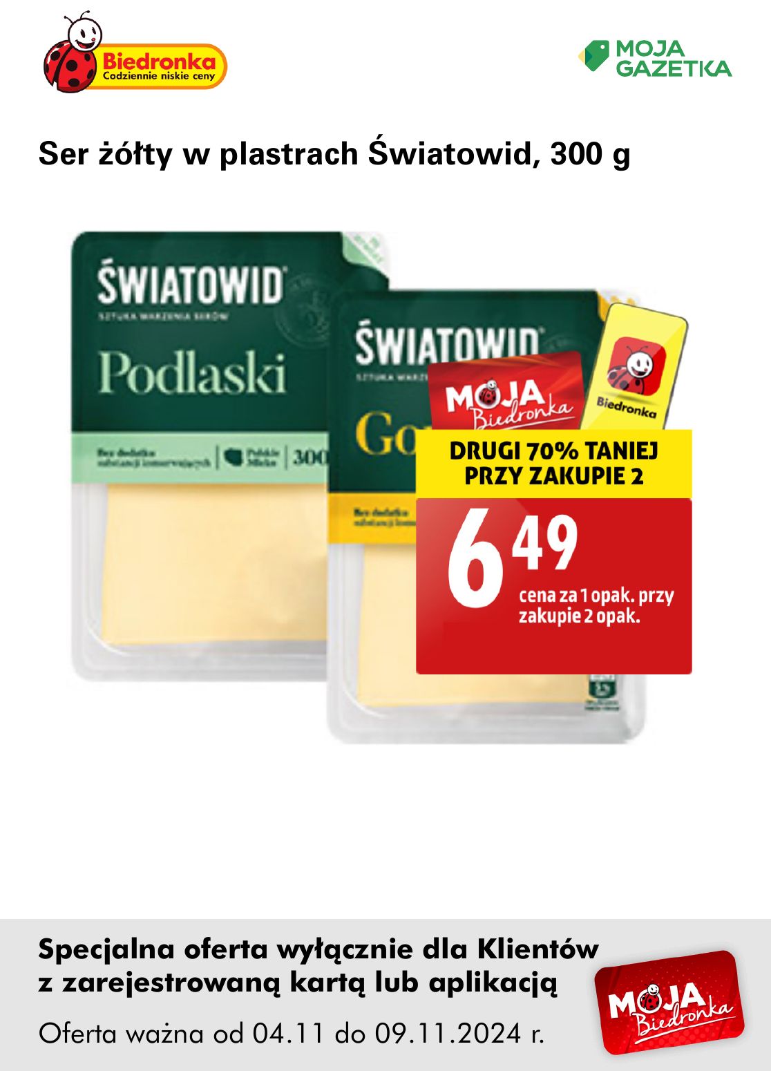 gazetka promocyjna Biedronka Oferta z kartą Moja Biedronka - Strona 4