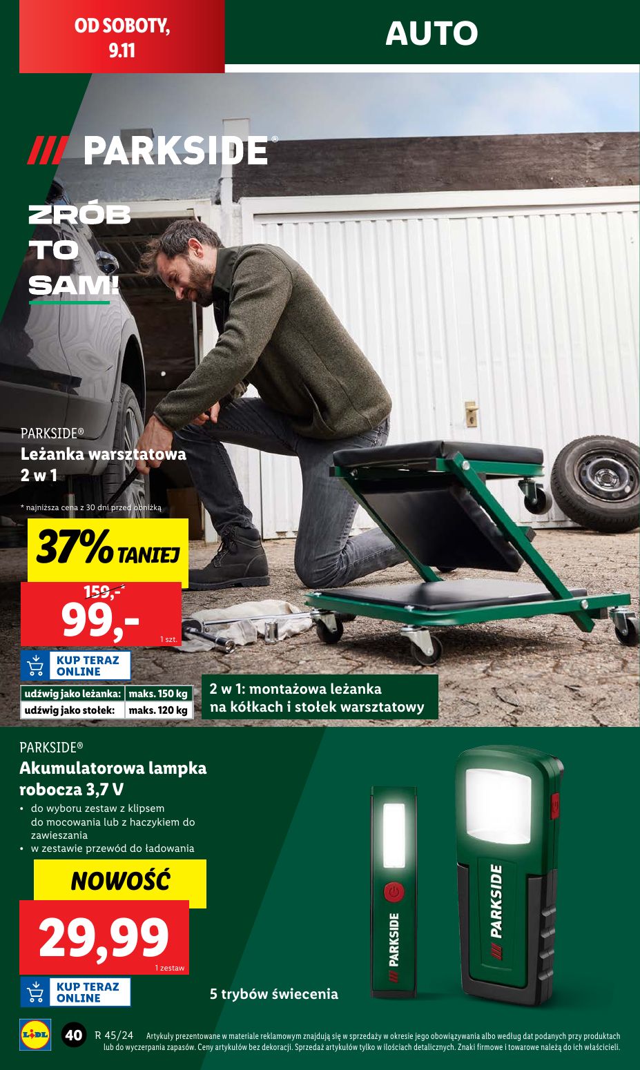 gazetka promocyjna LIDL Katalog okazji - Strona 44